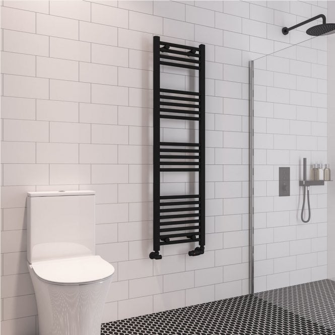 Eastbrook  Wingrave 1400mm x 400mm Straight Multirail Matt Black   89.0605