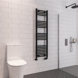 Eastbrook Wingrave 1400mm x 400mm Straight Multirail Matt Black   89.0605