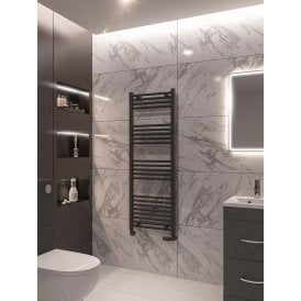 Eastbrook Wingrave 1400mm x 500mm Straight Multirail Matt Anthracite   89.0534