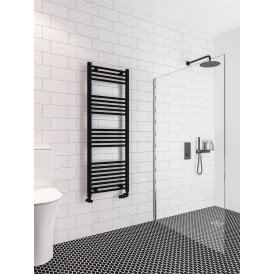Eastbrook Wingrave 1400mm x 500mm Straight Multirail Matt Black   89.0606