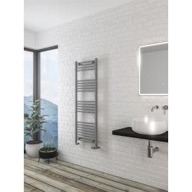 Eastbrook Wingrave 1400mm x 500mm Straight Multirail Matt Grey   89.1429