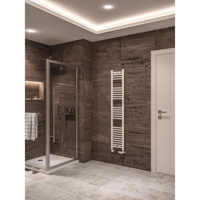 Eastbrook  Wingrave 1600mm x 300mm Straight Multirail Gloss White   89.0654