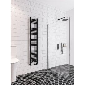 Eastbrook Wingrave 1600mm x 300mm Straight Multirail Matt Black   89.0684