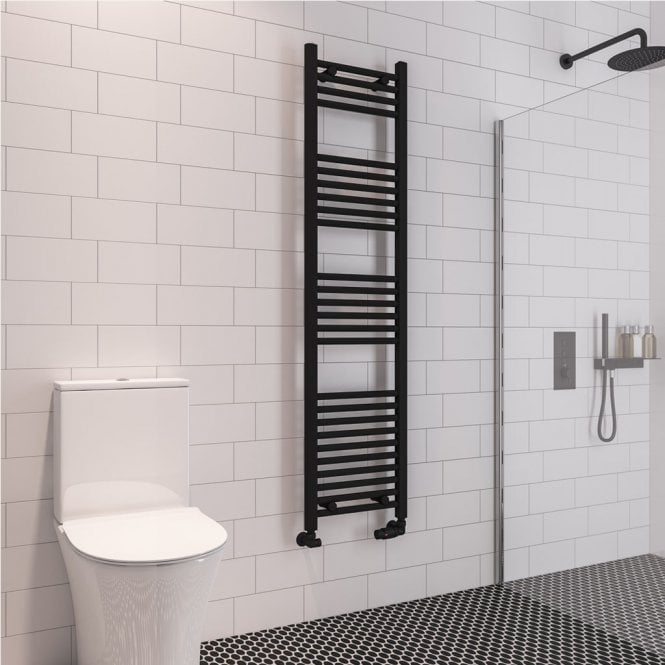 Eastbrook  Wingrave 1600mm x 400mm Straight Multirail Matt Black   89.0608