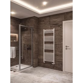 Eastbrook Wingrave 1600mm x 600mm Straight Multirail Gloss White   89.0126