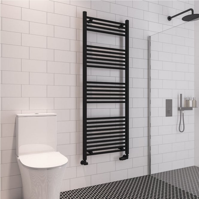 Eastbrook  Wingrave 1600mm x 600mm Straight Multirail Matt Black   89.0610