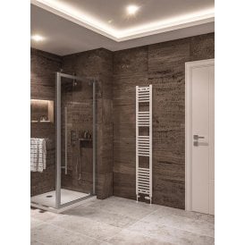 Eastbrook Wingrave 1800mm x 300mm Straight Multirail Gloss White   89.0655