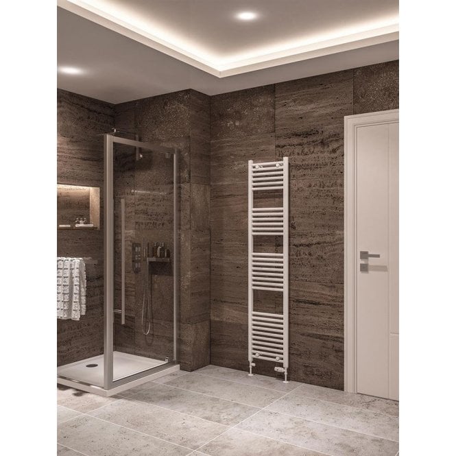 Eastbrook  Wingrave 1800mm x 400mm Straight Multirail Gloss White   89.0117