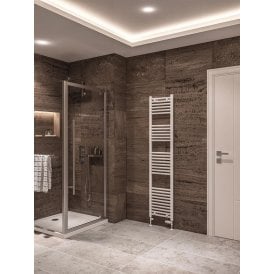 Eastbrook Wingrave 1800mm x 400mm Straight Multirail Gloss White   89.0117