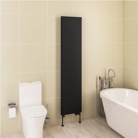 Eastbrook Wingrave 1800mm x 410mm Flat Panel Radiator Matt Black   89.1476