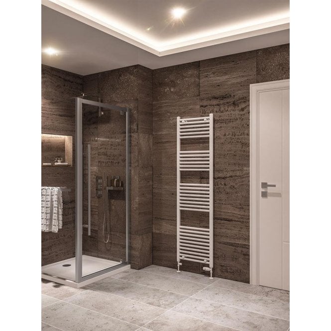Eastbrook  Wingrave 1800mm x 500mm Straight Multirail Gloss White   89.0122