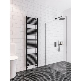 Eastbrook Wingrave 1800mm x 500mm Straight Multirail Matt Black   89.0612