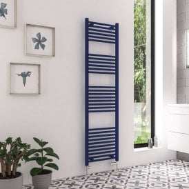 Eastbrook Wingrave 1800mm x 500mm Straight Multirail Matt Cobalt Blue   89.1606