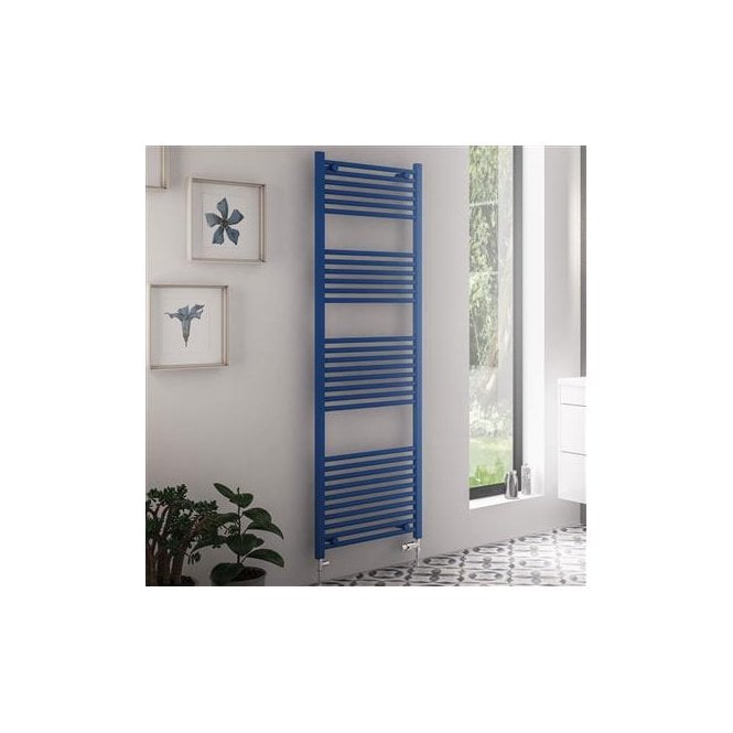 Eastbrook  Wingrave 1800mm x 600mm Straight Multirail Matt Cobalt Blue   89.1607