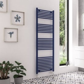 Eastbrook Wingrave 1800mm x 600mm Straight Multirail Matt Cobalt Blue   89.1607