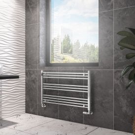 Eastbrook Wingrave 600mm x 1000mm Straight Multirail Chrome   89.1449