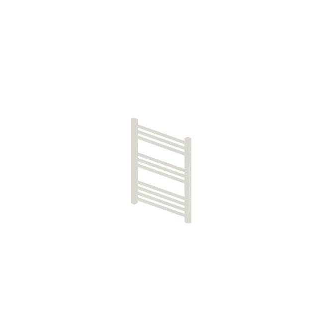 Eastbrook  Wingrave 600mm x 1200mm Straight Multirail Gloss White   89.1440