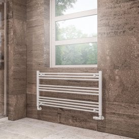 Eastbrook Wingrave 600mm x 1200mm Straight Multirail Gloss White   89.1440