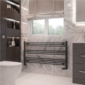 Eastbrook Wingrave 600mm x 1200mm Straight Multirail Matt Anthracite   89.1446