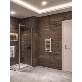 Eastbrook Wingrave 600mm x 300mm Straight Multirail Gloss White   89.0646
