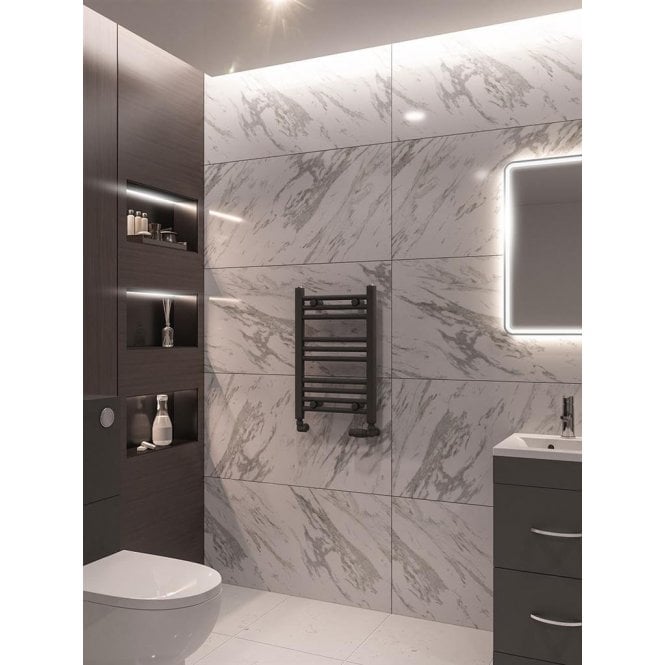 Eastbrook  Wingrave 600mm x 400mm Straight Multirail Matt Anthracite   89.0667