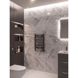 Eastbrook Wingrave 600mm x 400mm Straight Multirail Matt Anthracite   89.0667