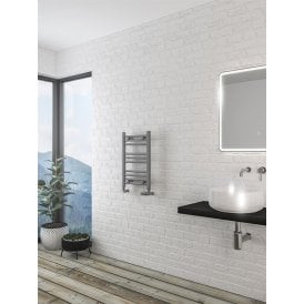 Eastbrook Wingrave 600mm x 400mm Straight Multirail Matt Grey   89.1412
