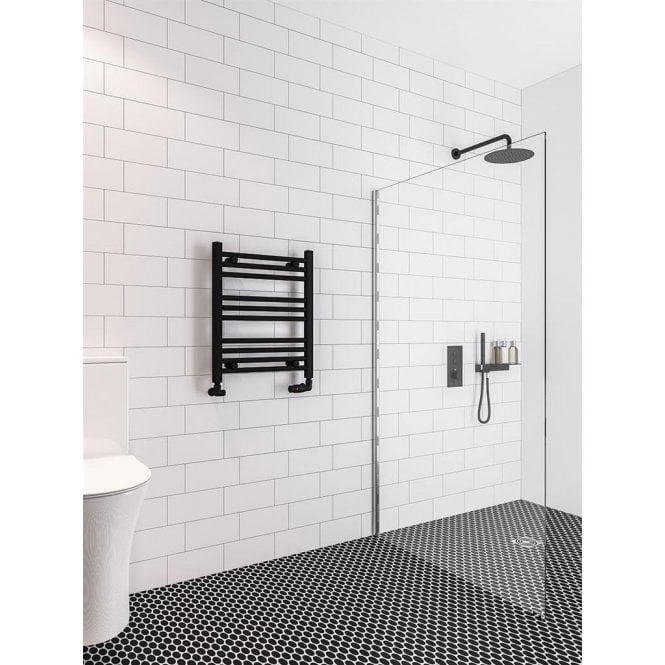 Eastbrook  Wingrave 600mm x 500mm Straight Multirail Matt Black   89.0678