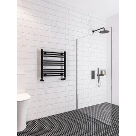 Eastbrook Wingrave 600mm x 600mm Straight Multirail Matt Black   89.0679