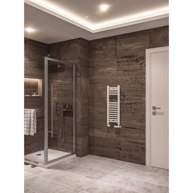 Eastbrook  Wingrave 800mm x 300mm Straight Multirail Gloss White   89.0650
