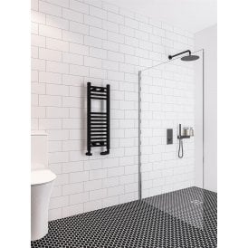 Eastbrook Wingrave 800mm x 300mm Straight Multirail Matt Black   89.0680
