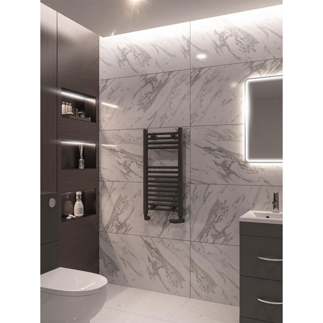 Eastbrook  Wingrave 800mm x 400mm Straight Multirail Matt Anthracite   89.0068