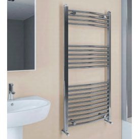 Eastbrook Wingrave Curved Multirail 1200mm x 400mm Chrome   89.0390