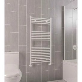 Eastbrook Wingrave Curved Multirail 1200mm x 400mm Gloss White   89.0702