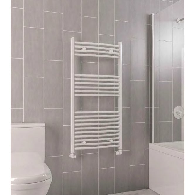 Eastbrook  Wingrave Curved Multirail 1600mm x 600mm Gloss White   89.0707