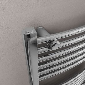 Eastbrook Wingrave Curved Multirail 800mm x 600mm Chrome   89.0386