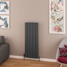 Eastbrook Withington 1200mm x 470mm Aluminium Radiator Matt Anthracite   89.0965