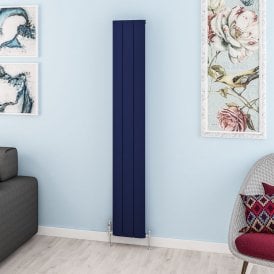 Eastbrook Withington 1800mm x 280mm Aluminium Radiator Matt Cobalt Blue   89.1608