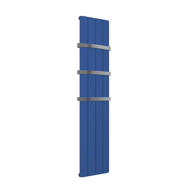Eastbrook  Withington 1800mm x 375mm Aluminium Radiator Matt Cobalt Blue   89.1609