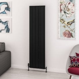Eastbrook Withington 1800mm x 470mm Aluminium Radiator Matt Black   89.0789
