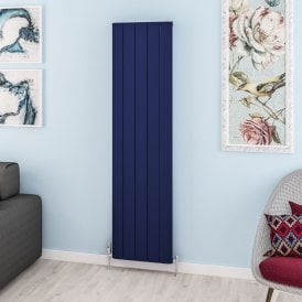 Eastbrook Withington 1800mm x 470mm Aluminium Radiator Matt Cobalt Blue   89.1610
