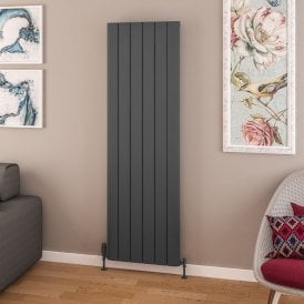 Eastbrook Withington 1800mm x 565mm Aluminium Radiator Matt Anthracite   89.0785