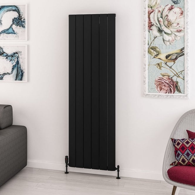 Eastbrook  Withington 1800mm x 565mm Aluminium Radiator Matt Black   89.0790