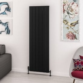 Eastbrook Withington 1800mm x 565mm Aluminium Radiator Matt Black   89.0790
