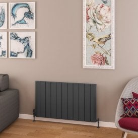 Eastbrook Withington 600mm x 1040mm Aluminium Radiator Matt Anthracite   89.0775