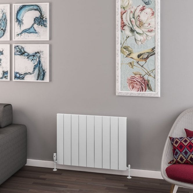 Eastbrook  Withington 600mm x 850mm Aluminium Radiator Matt White   89.0769