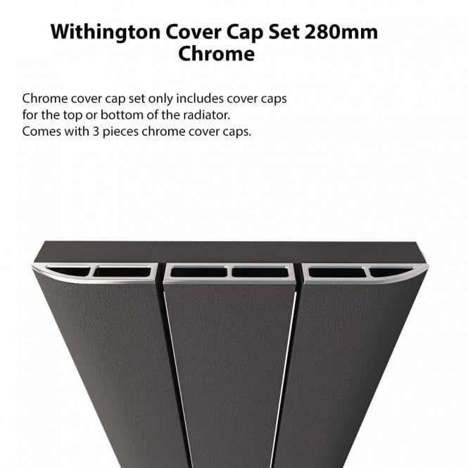 Eastbrook  Withington Cover Cap Set 280mm Chrome   89.0168