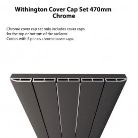 Eastbrook Withington Cover Cap Set 470mm Chrome   89.0170