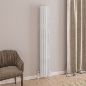 Eastbrook Witney 1800mm x 280mm Aluminium Radiator Matt White   89.0265