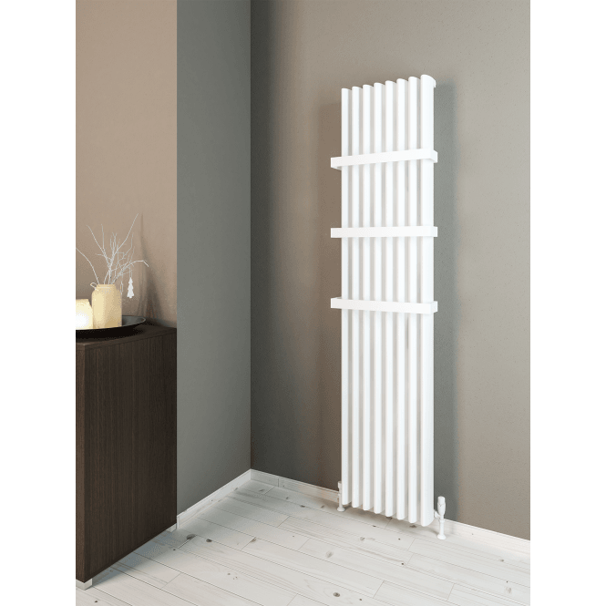 Eastbrook  Witney 1800mm x 375mm Aluminium Radiator Matt White   89.0266
